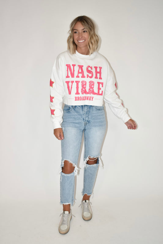 Nashville Cropped Sweatshirt