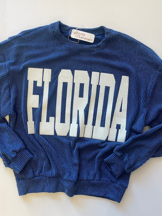 Florida Ribbed Crewneck