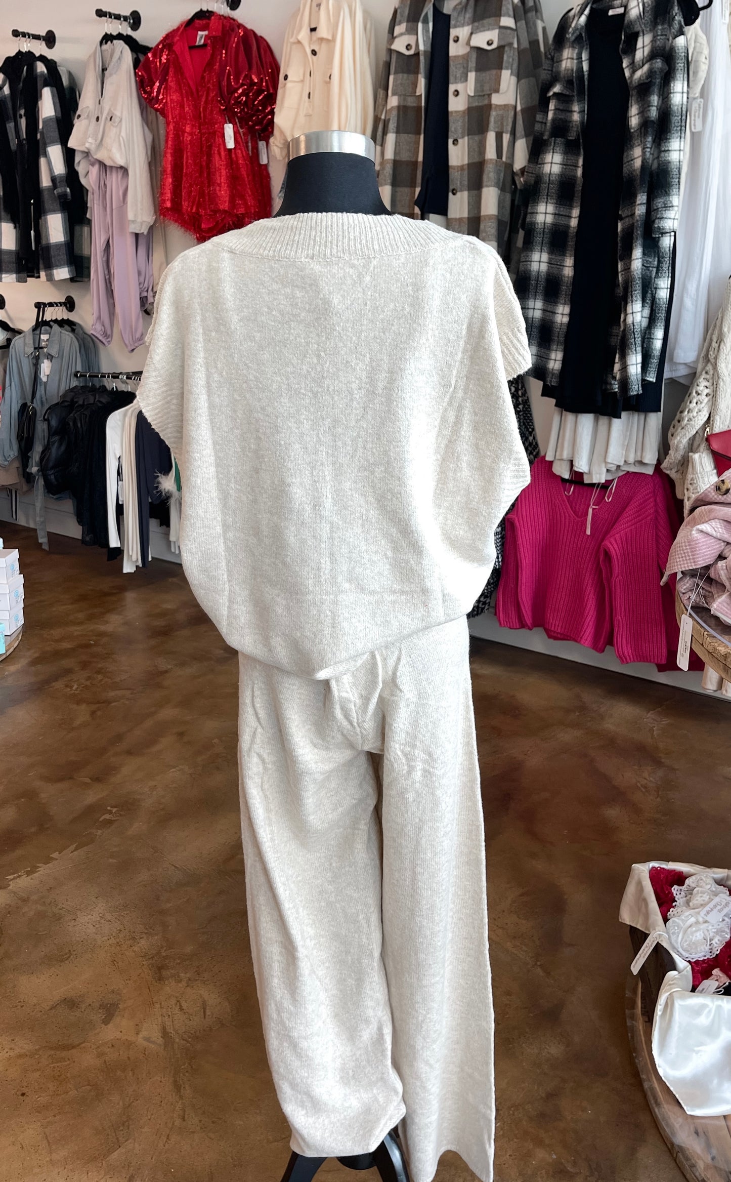 Oatmeal Sweater Pants (part of a matching set)