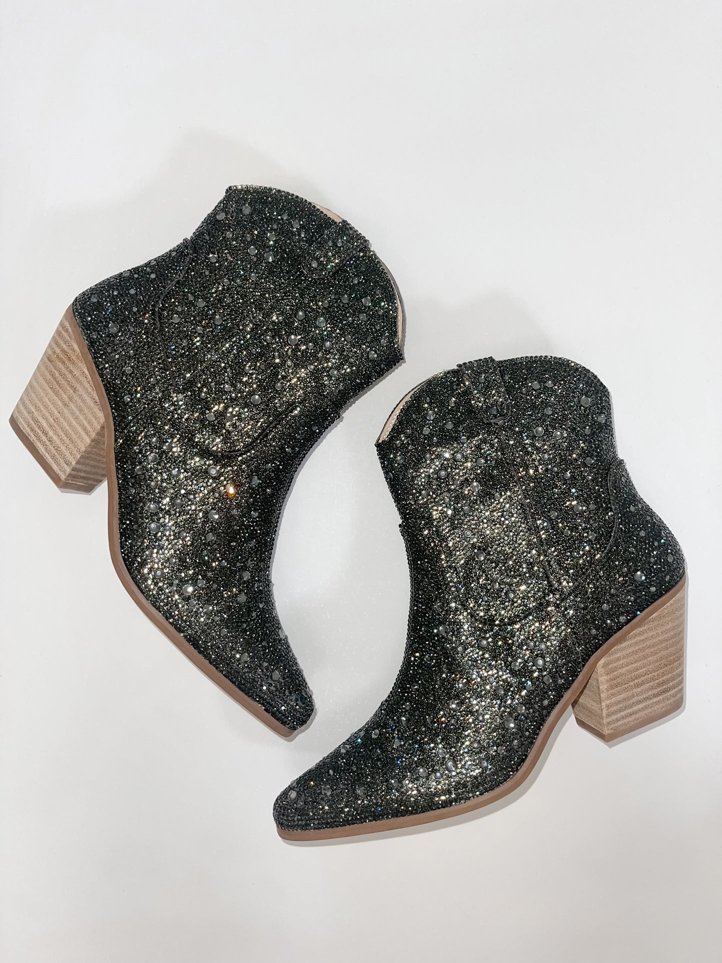 Harlow Smoke Rhinestone Booties by Matisse