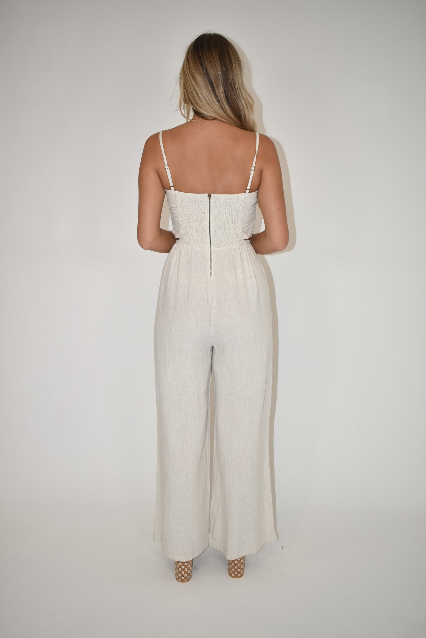 Linen Blend Jumpsuit