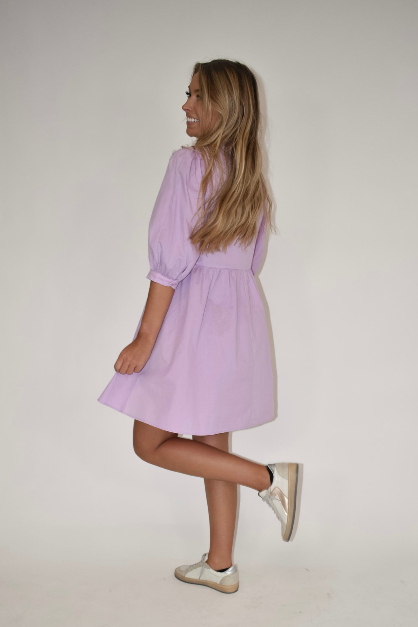 Lavender Flare Dress