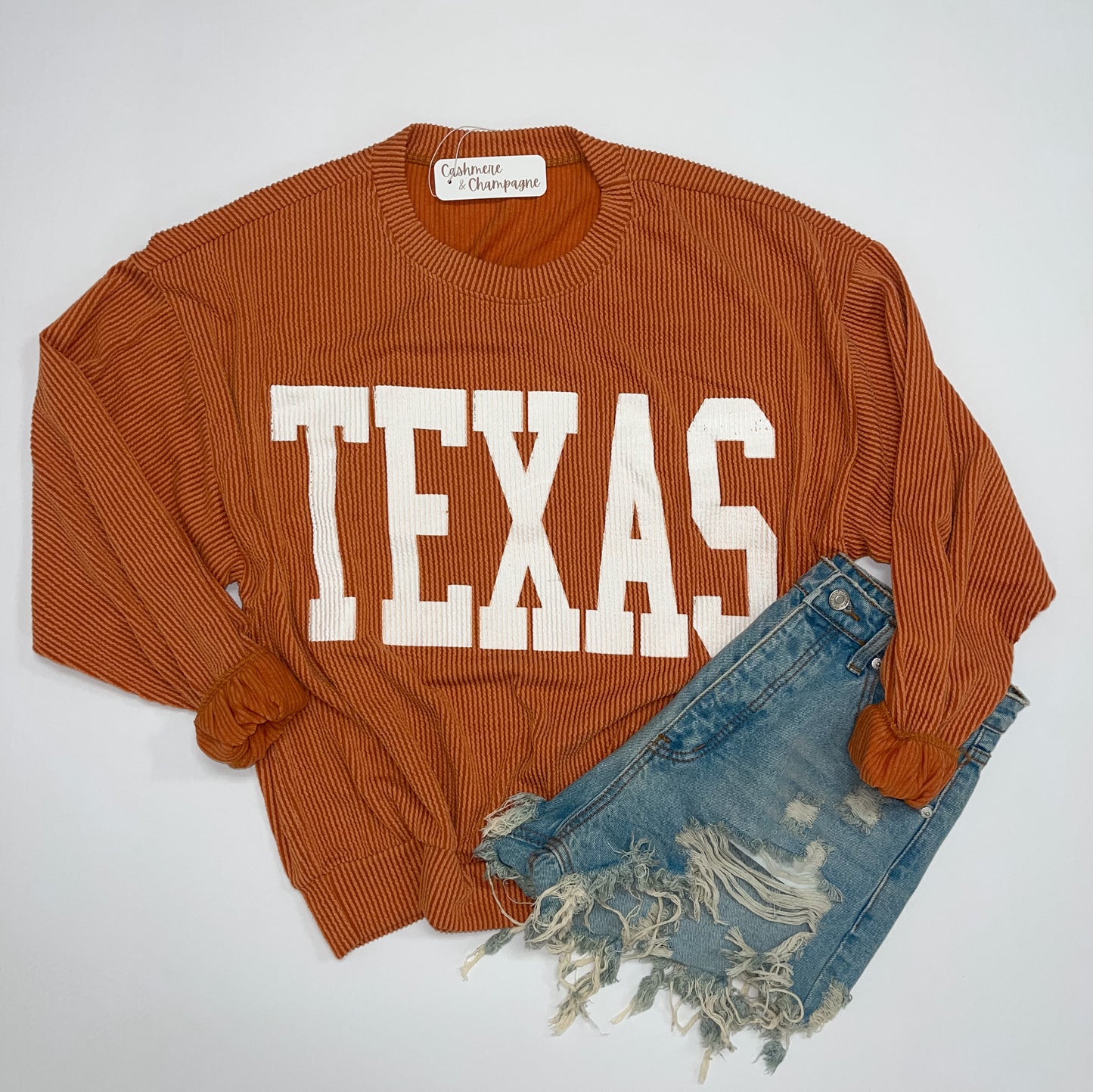 Texas Ribbed Crewneck