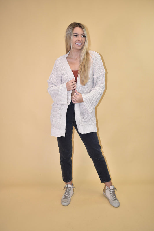 Cream Knit Cardigan