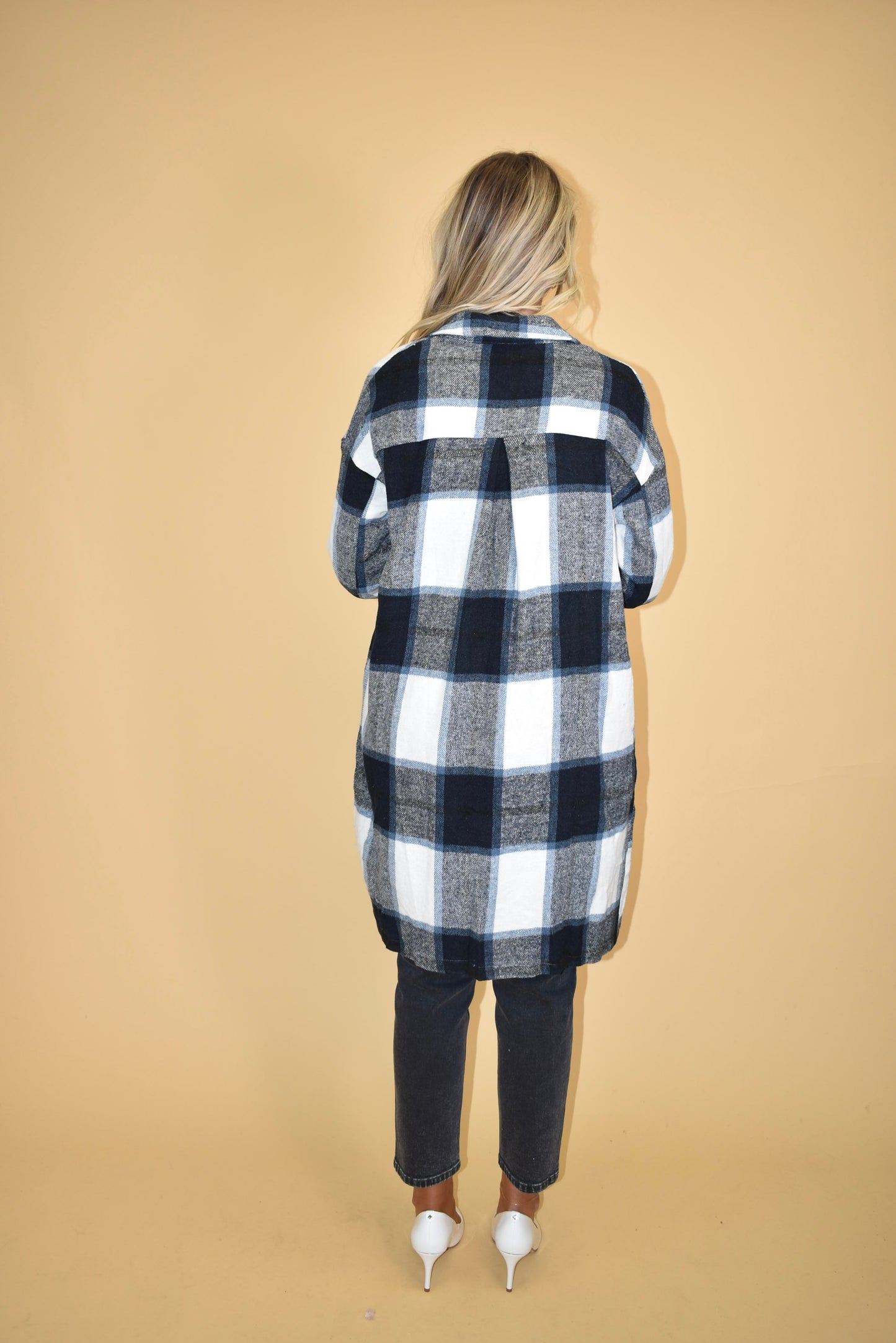 Blue Flannel Coat