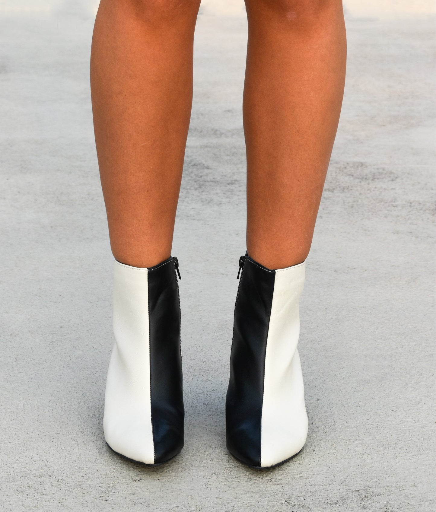 Two-Tone Booties