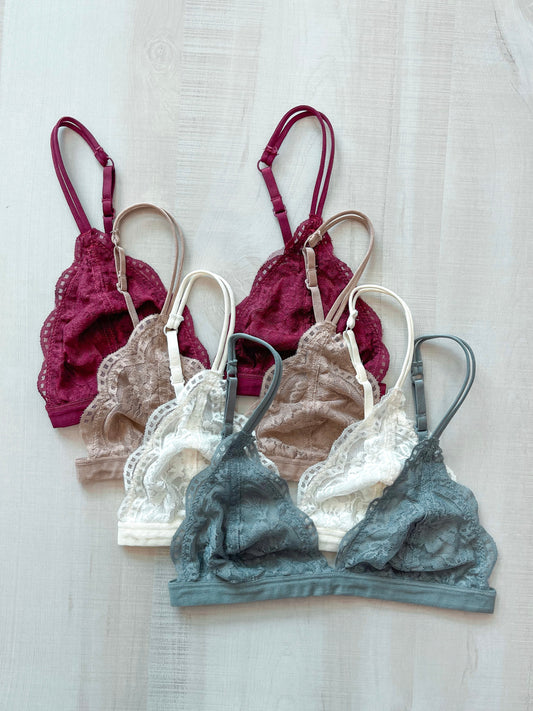 Lace Triangle Bralette