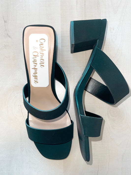 Black Heeled Sandal