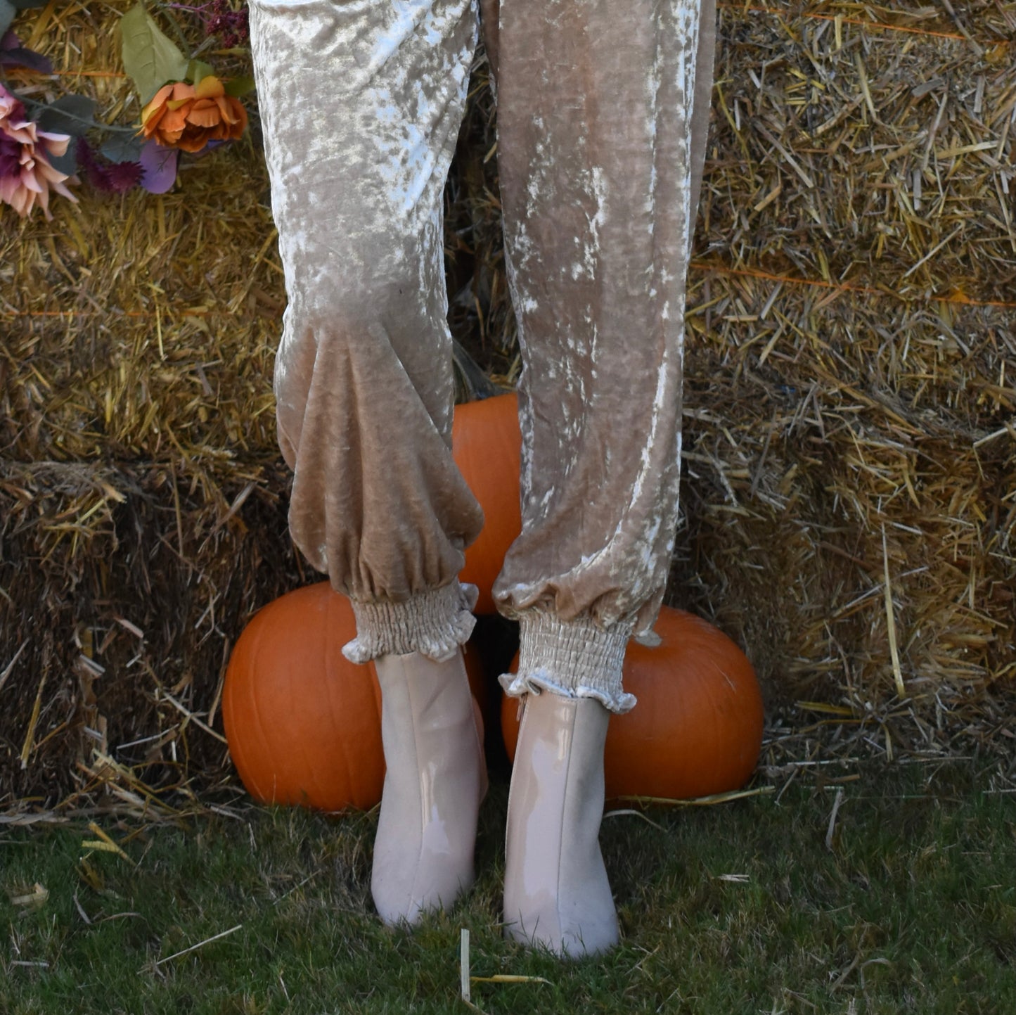 Beige Booties