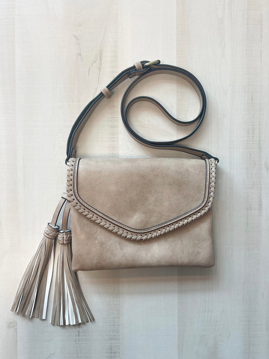 Braided Flapover Crossbody (3 colors available)