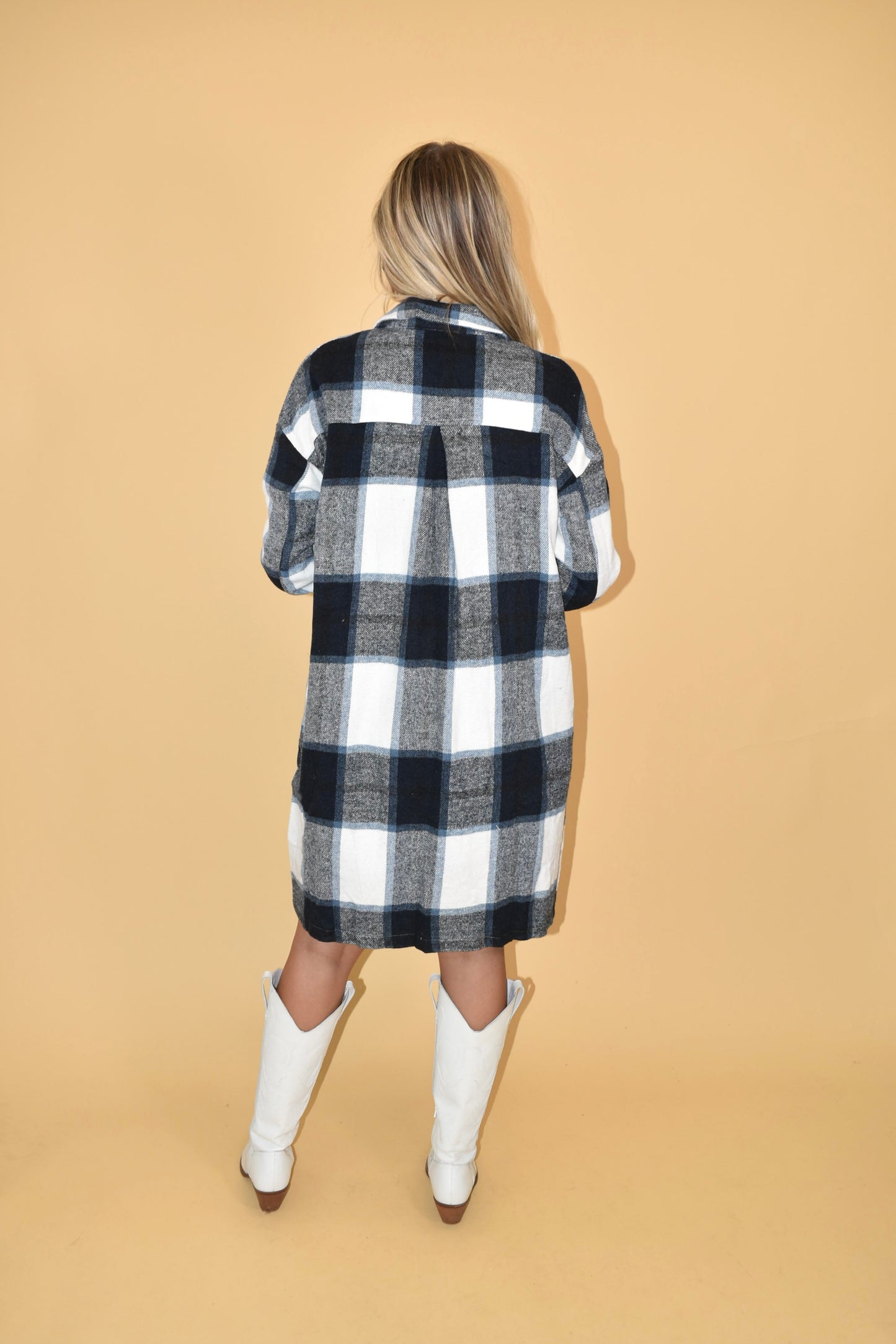 Blue Flannel Coat